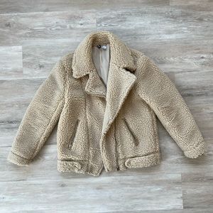 H&M Shearing Moto Coat